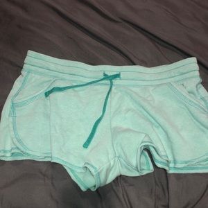 Turquoise soft shorts